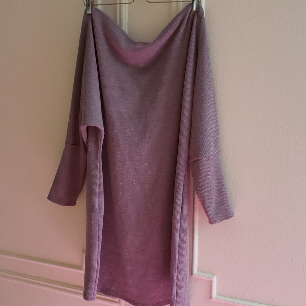 Plus Size round neck sweater dress. Lightly worn.